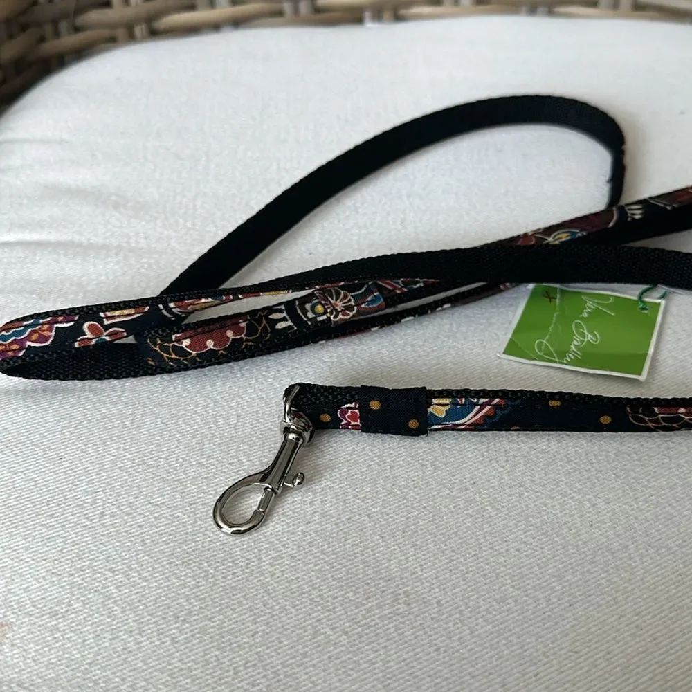 Vera Bradley Pet Leash XS - Kensington Brown - New with Tag - small Dog or Cat